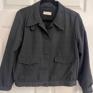 Dries van Noten Black Patterned Jacket